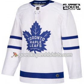 Toronto Maple Leafs Blank Adidas Wit Authentic Shirt - Kinderen